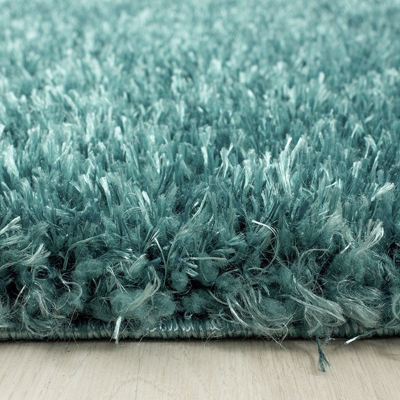 High-pile rug - Blushy Turquoise