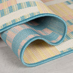 Outdoor rug - Villo Check Multicolor