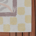 Outdoor Rug - Oasis Leaves Yellow/Lilac