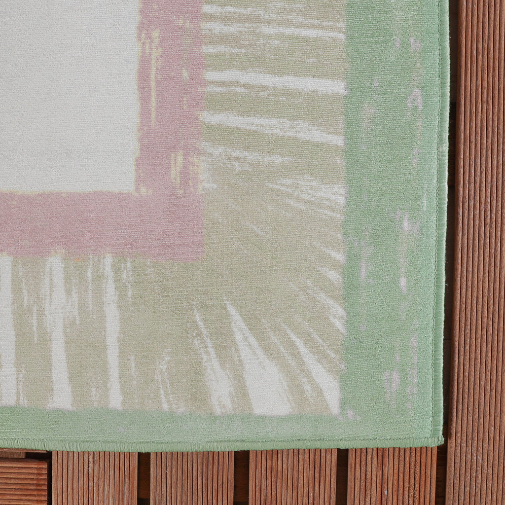 Outdoor Rug - Oasis Palm Pink/Green