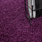 High-pile runner - Life Purple