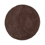 Round shaggy rug - Yves Brown
