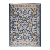 Indoor & outdoor rug - Bloom Oriental Blue