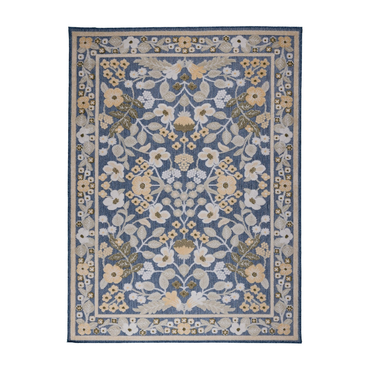 Indoor & outdoor rug - Bloom Oriental Blue