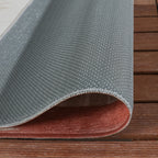 Outdoor Rug - Oasis Palm Blue/Red