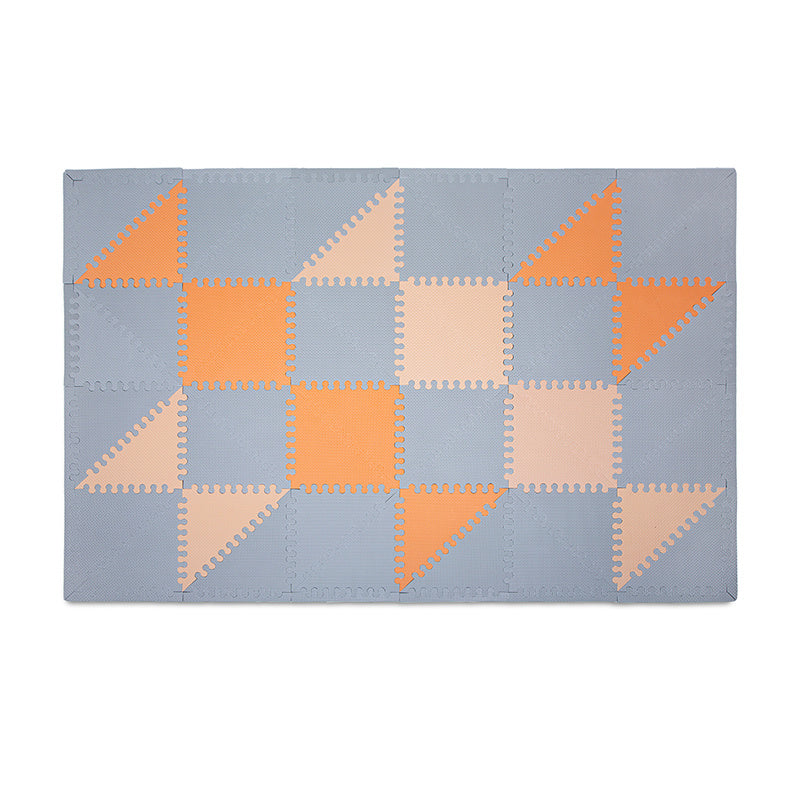 Foam Puzzlematte - Joy Hygge Grau/Terrakotta