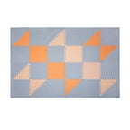 Foam Puzzlematte - Joy Hygge Grau/Terrakotta