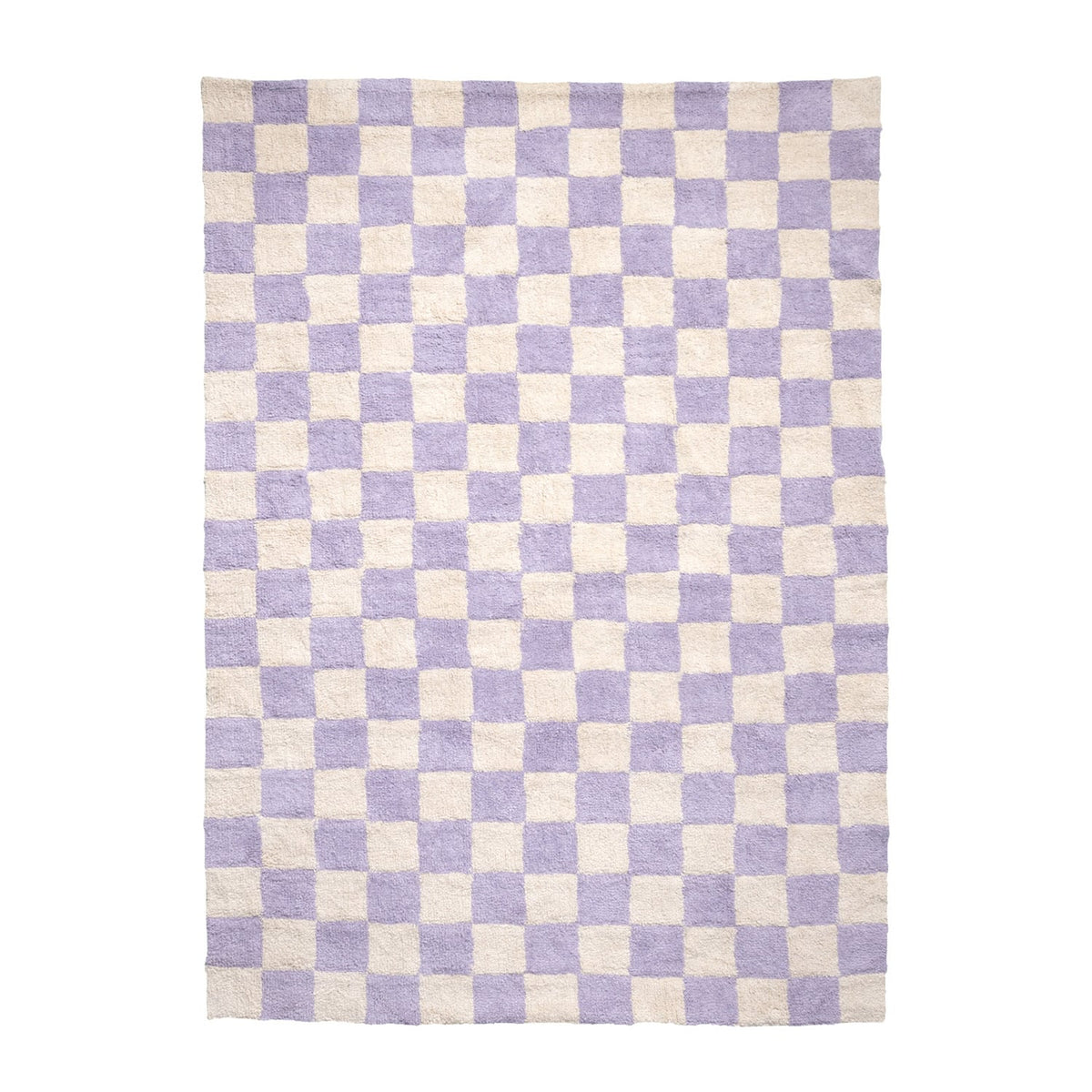 Retro Rug - Gambit Lilac/White