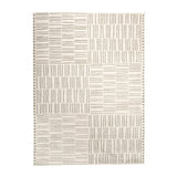 Scandinavian Rug - Yune Lines Cream/Green
