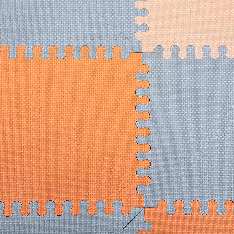 Foam Puzzlematte - Joy Hygge Grau/Terrakotta