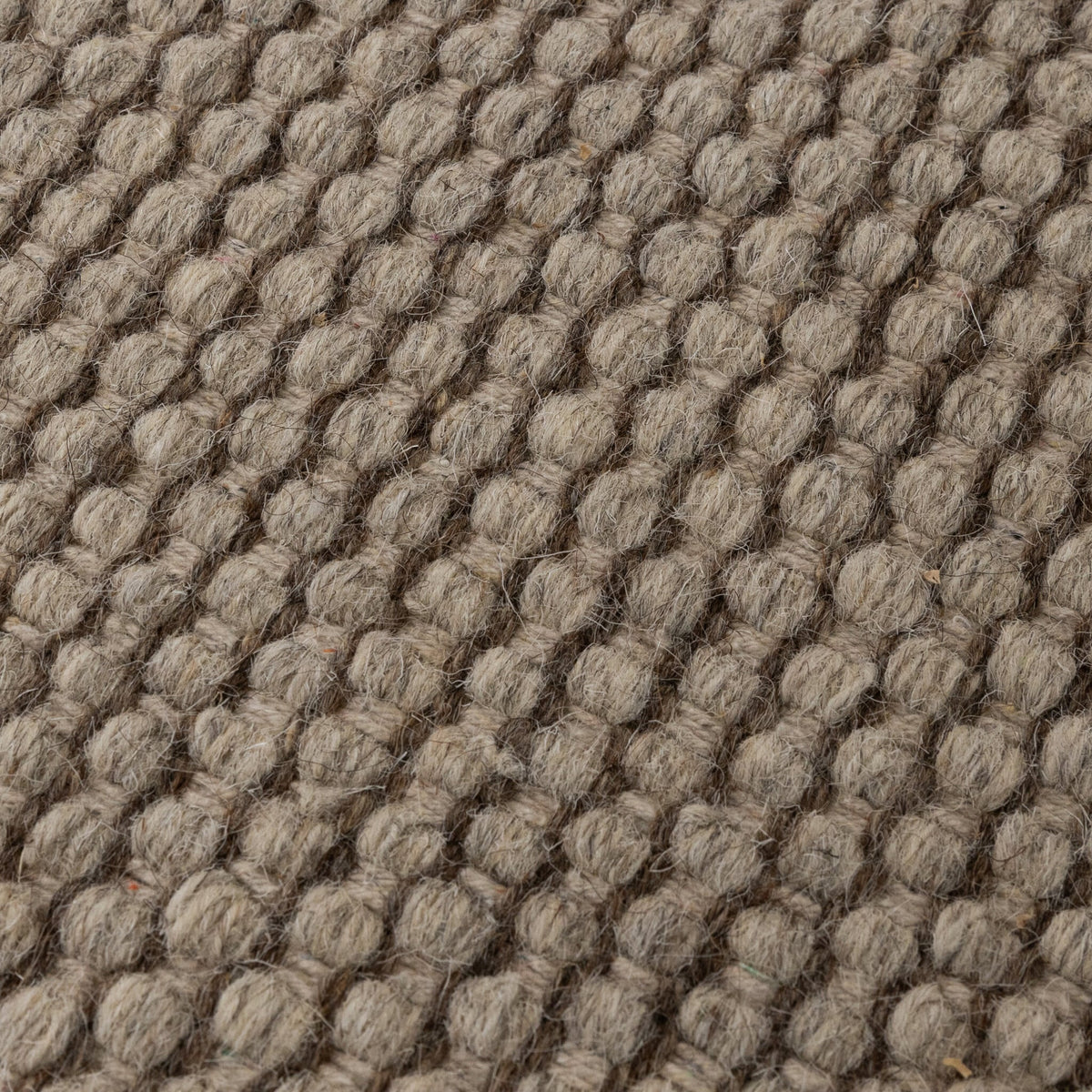 Round Wool Rug - Bliss Beige/Brown