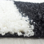 High-pile runner - Cube Black