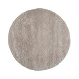 Round shaggy rug - Yves Taupe