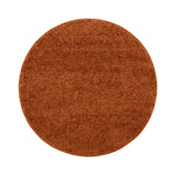 Round High-Pile Rug – Wish Terracotta
