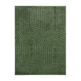 Scandinavian rug - Lova Arches Green
