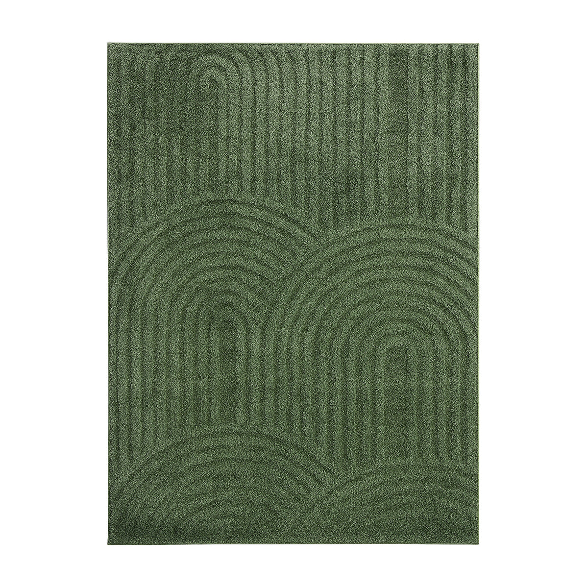 Scandinavian rug - Lova Arches Green