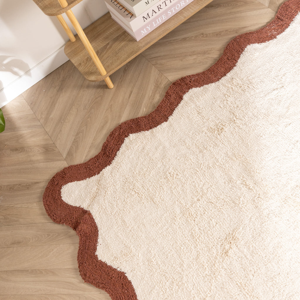 Washable Runner – Hazy Brown/Cream