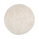 Round shaggy rug - Yves Cream