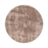 Round washable rug - Clean Brown