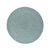 Round Wool Rug - Wise Blue