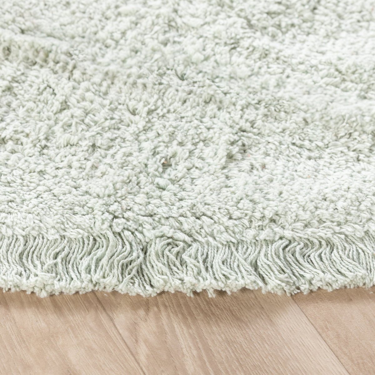 Round Kids' Room Rug – Lou Dots Green