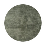 Round Washable Rug - Clean Green