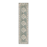 Vintage Runner Rug - Spring Medallion Green/Cream