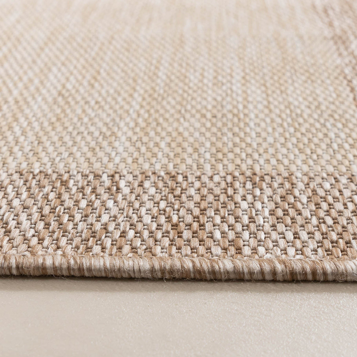 Balcony Rug - Sierra Border Cream/Beige