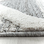 Scandinavian Rug - Pitea Lines Grey/Cream