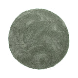 Round Shaggy Rug - Blaze Green