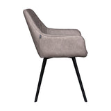 Dining chair - Karl Grey/Beige