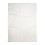 Scandinavian Rug - Charm Curves White