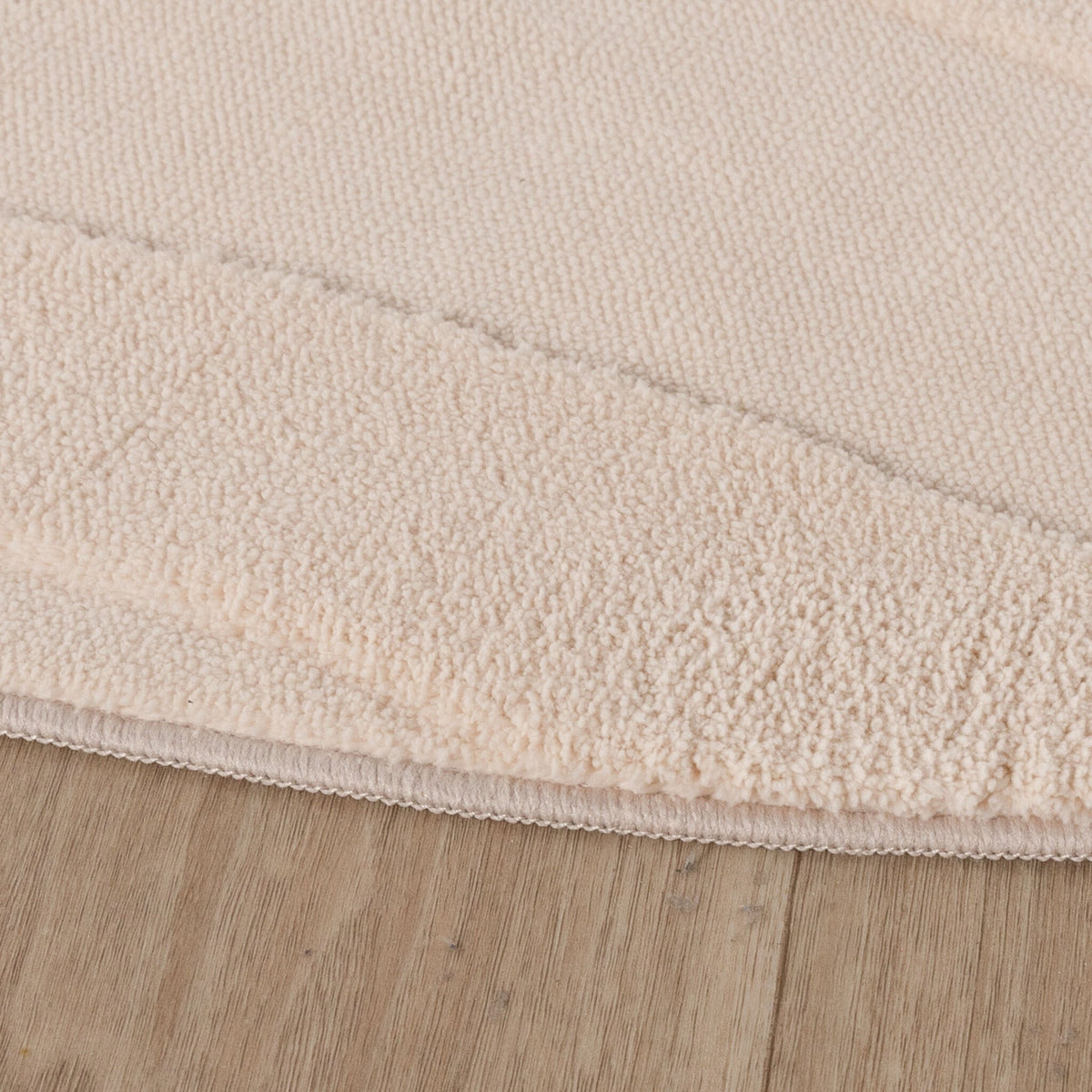 Round Scandinavian Rug - Charm Shapes Beige