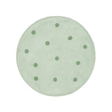 Round Kids' Room Rug – Lou Dots Green