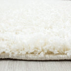 High-pile runner - Life Cream/White