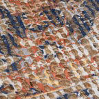 Jute floor rug - Mauro Vintage Brown/Blue