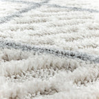 Scandinavian Floor Rug - Pitea Strangle Cream
