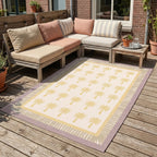 Outdoor Rug - Oasis Palm Yellow/Lilac