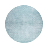Round washable rug - Clean Light Blue