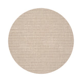 Round Jute Outdoor Rug - Nomad Melange Cream