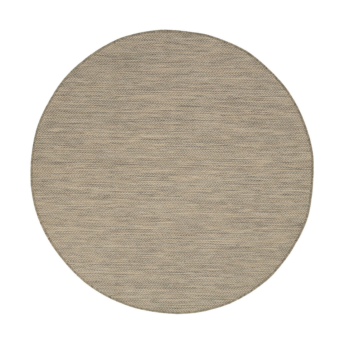 Round Outdoor Rug - Malta Arrow Natural