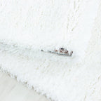 High pile floor rug - Blushy White