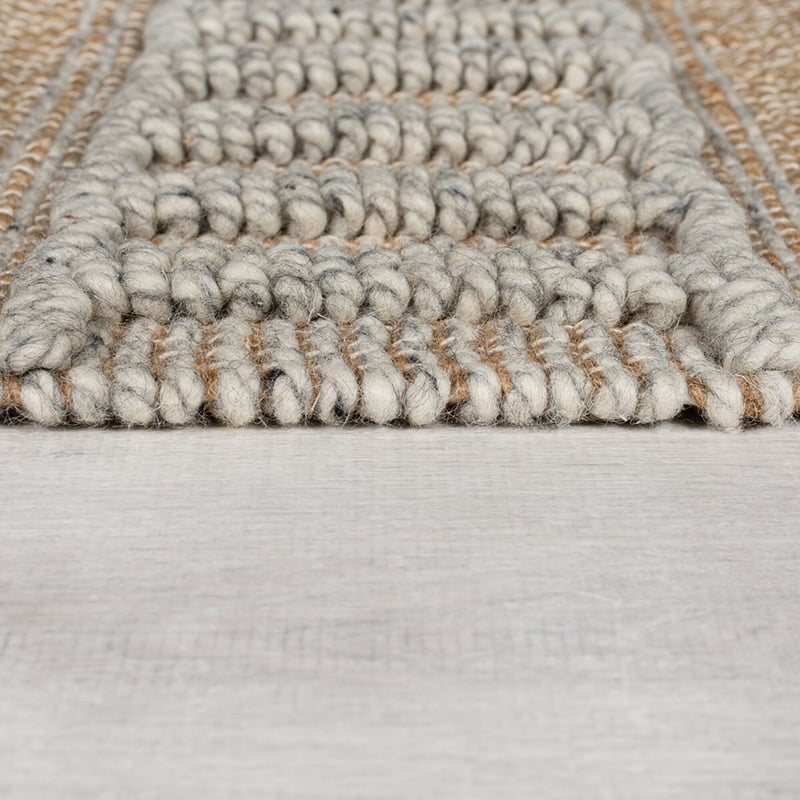 Jute Rug - Jubio Medina Natural/Gray