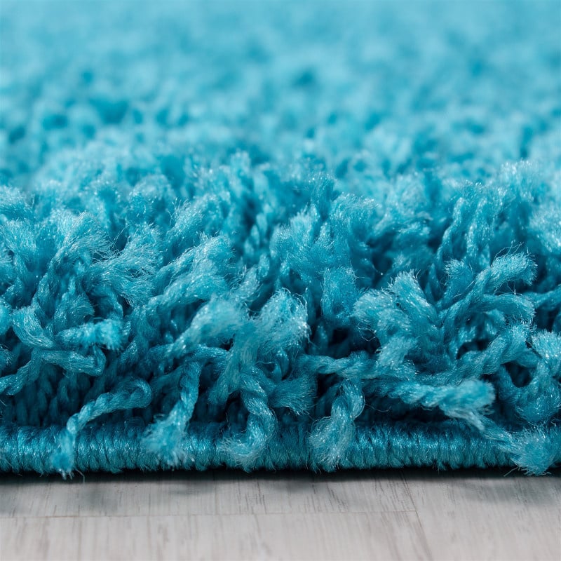 High-Pile Area Rug - Life Turquoise