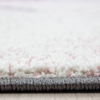 Round Children's floor rug - Anna Elephant Pink