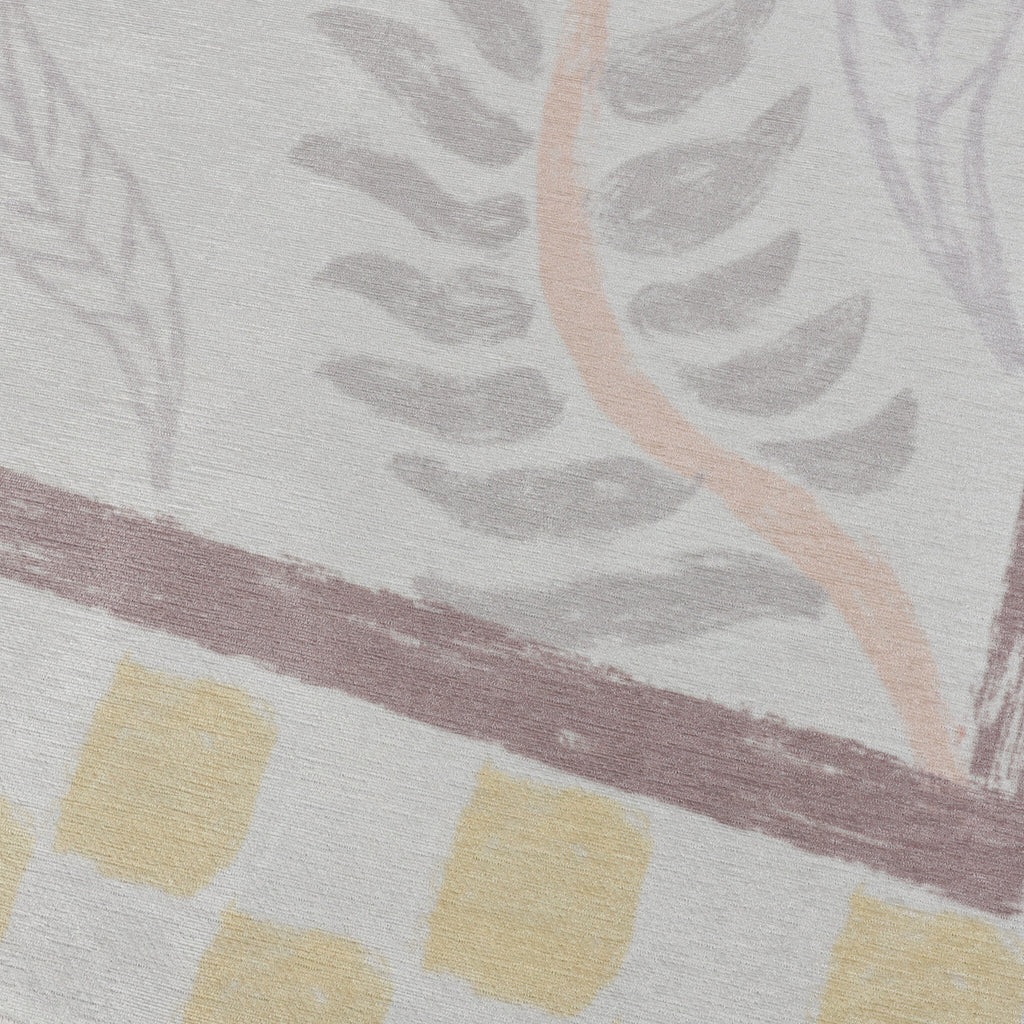 Outdoor Rug - Oasis Leaves Yellow/Lilac