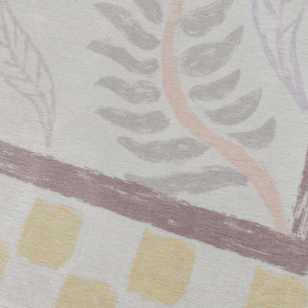 Outdoor Rug - Oasis Leaves Yellow/Lilac