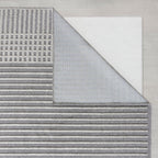 Washable runner - Elto Stripe Grey
