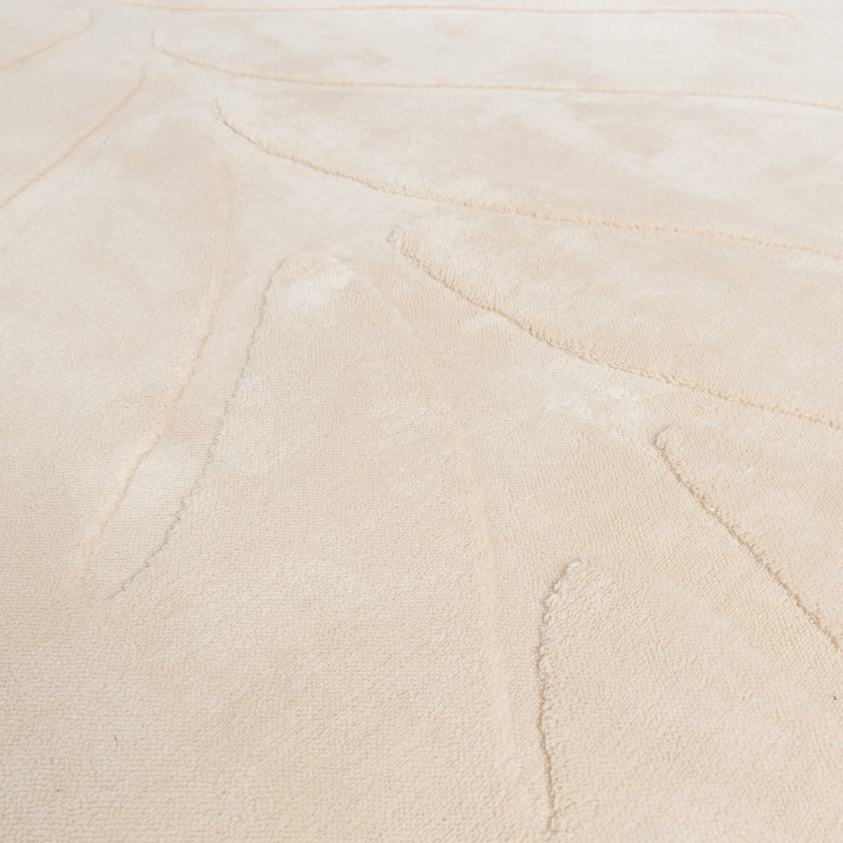 Washable children's rug - Coco Leaf Beige