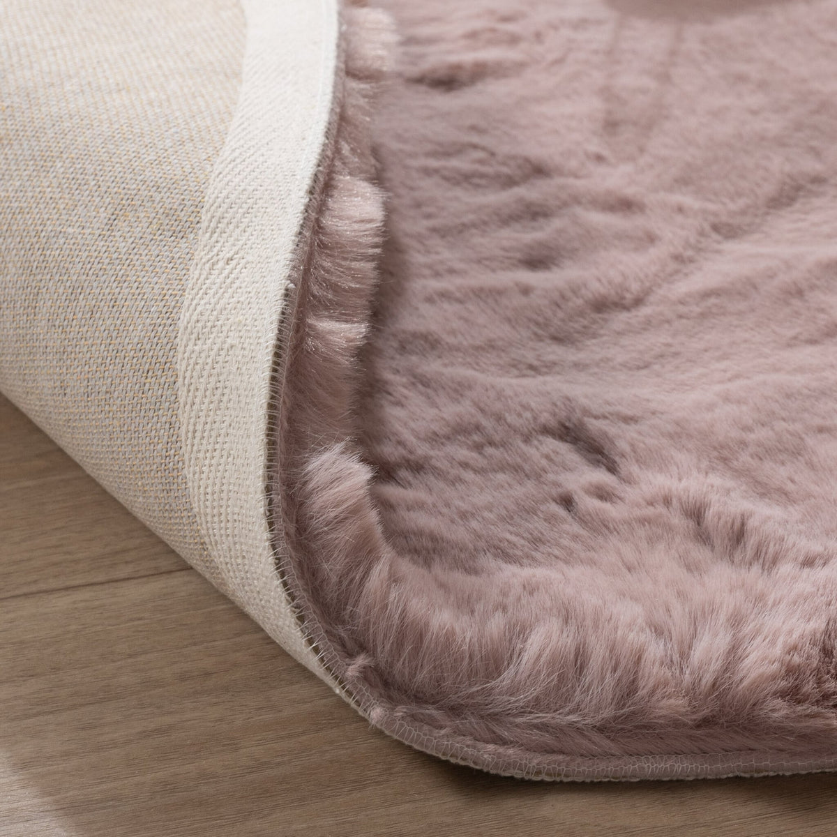 Round High Pile Rug - Comfy Supreme Pink